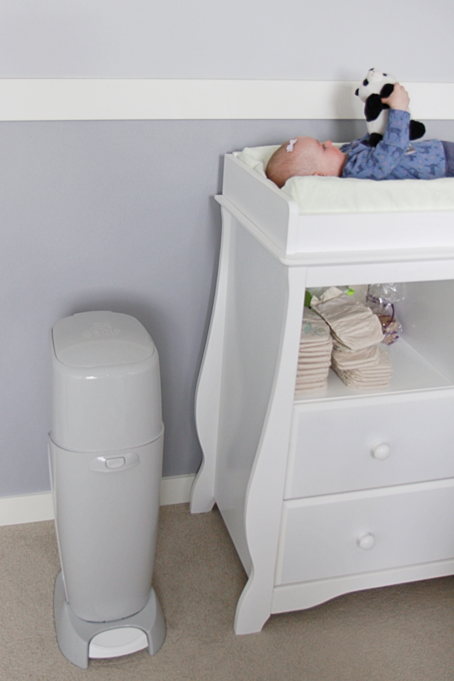 Playtex Diaper Genie Elite Control the diaper and wipes situation