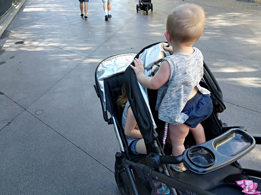 Strollers in Disneyland