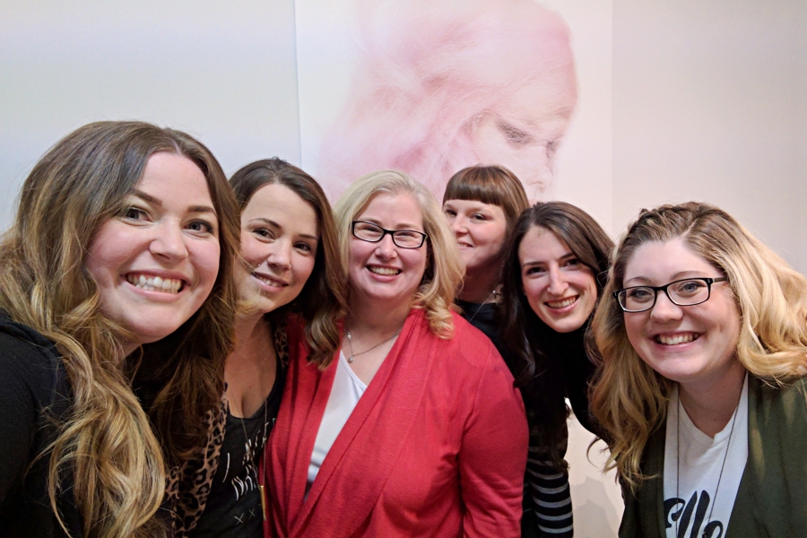 On The Fringe Hair Design in Vancouver: Group of Bloggers