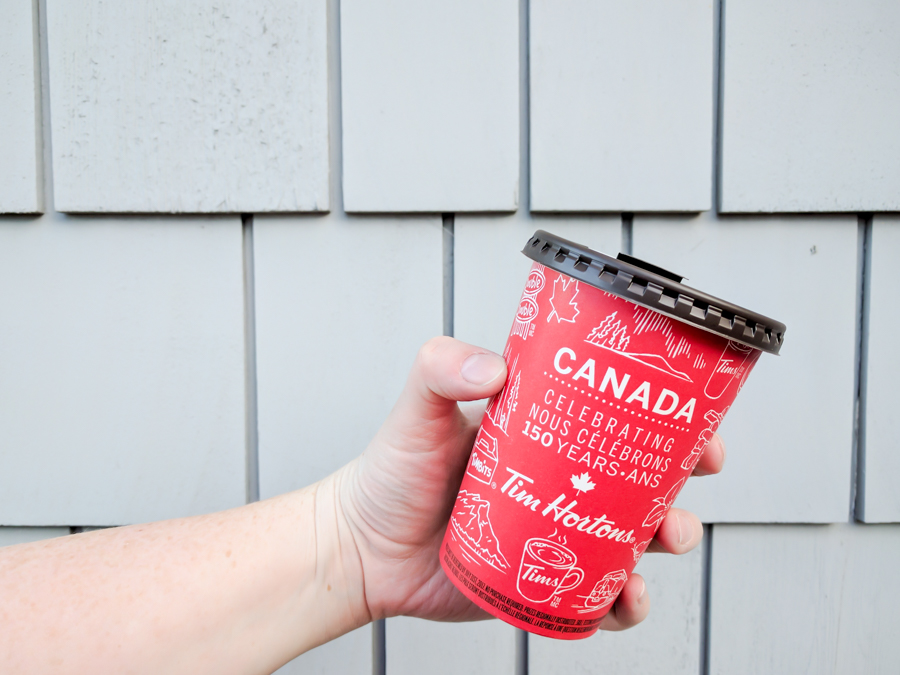 Sometimes you need coffee. Win a Tim Hortons giftcard from Discovering Parenthood. Tim Hortons. Canada 150. 